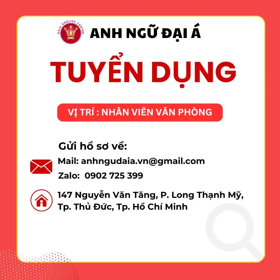 Tuyển Dụng