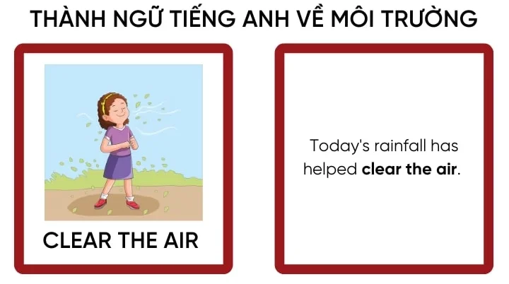 Th&agrave;nh ngữ tiếng Anh về m&ocirc;i trường