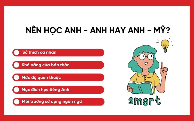 N&ecirc;n học Anh Anh hay Anh Mỹ?